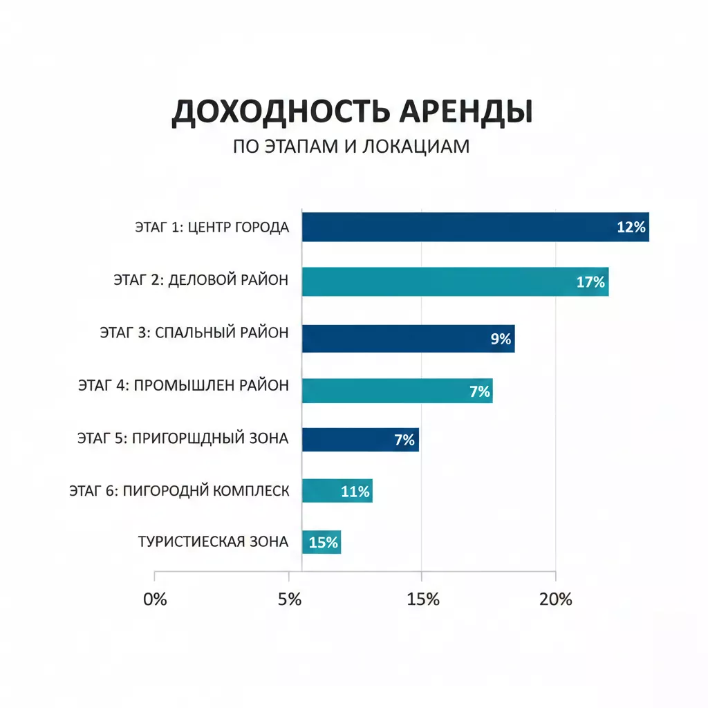 Доходность аренды Бали по этапам таблица