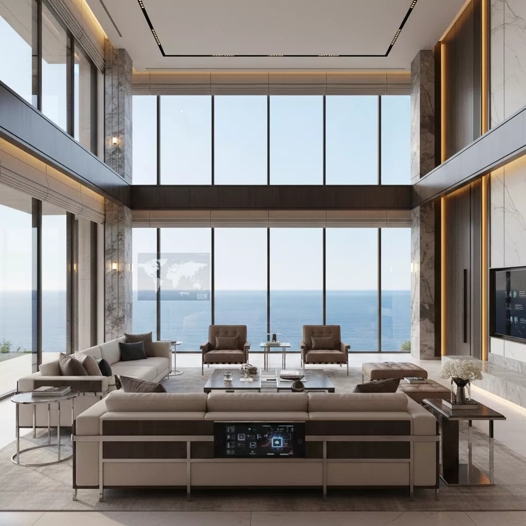 Хай-тек интерьер апартаментов Sanur Residence на Бали